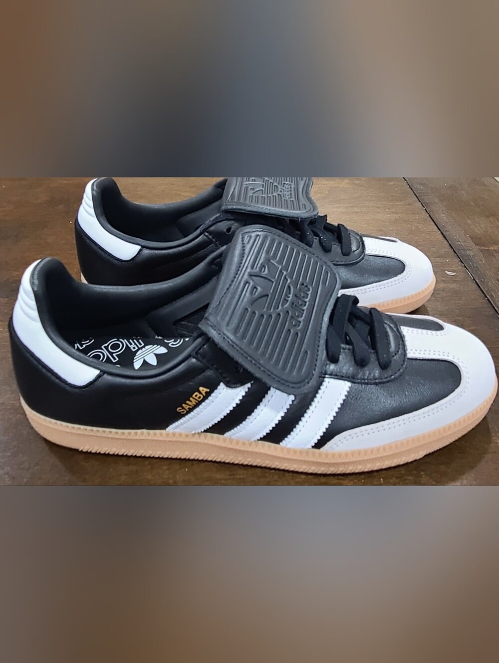 adidas Samba LT (Long Tongue) Core Black/Cloud White/Gum Women's